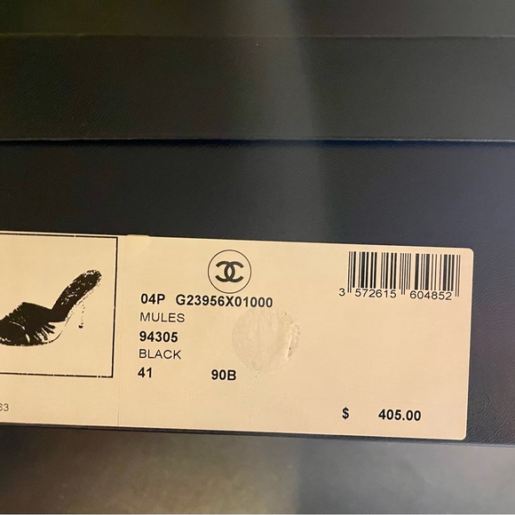 Chanel Black Leather Mules - Picture 4 of 4